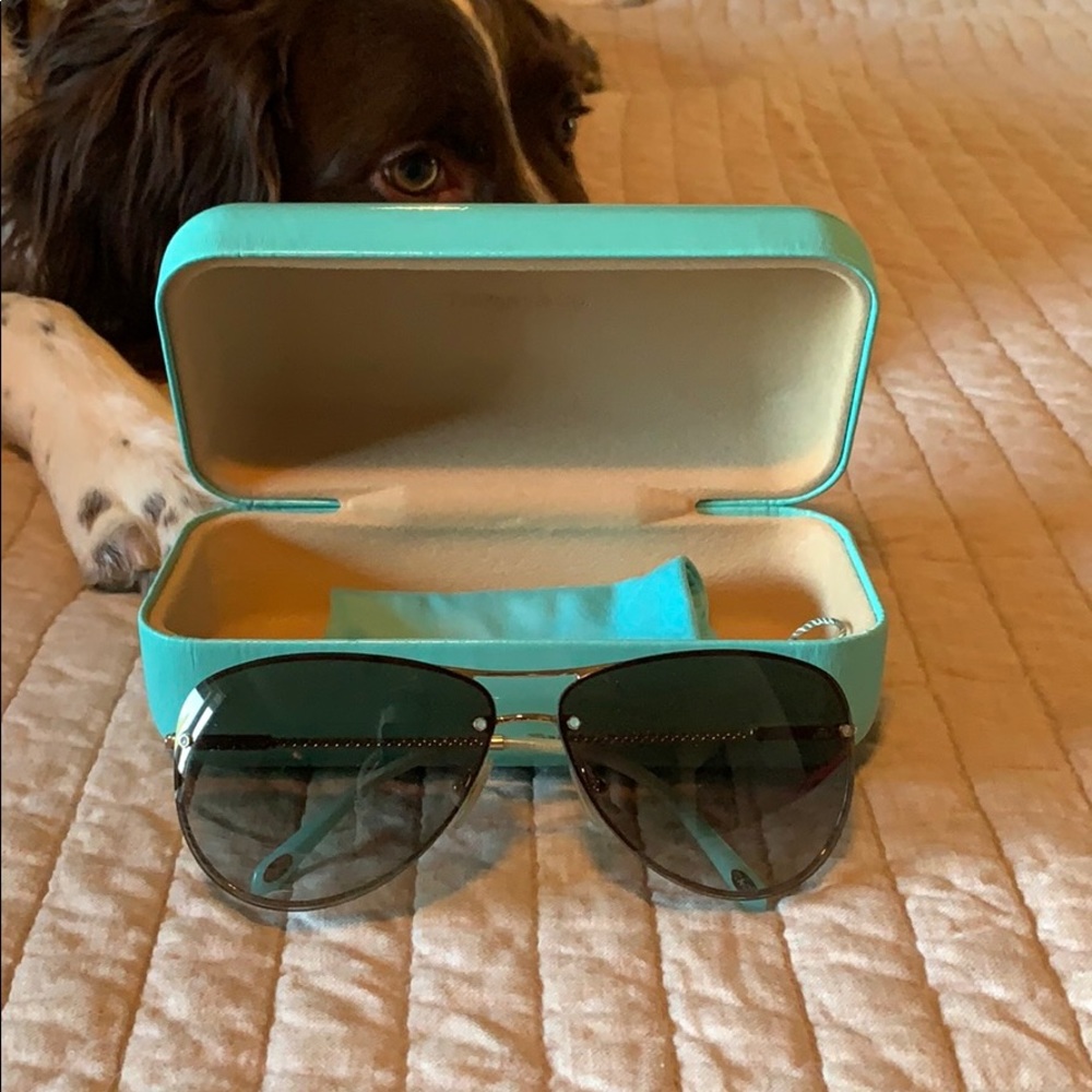 Tiffany and Company aviator sunglasses